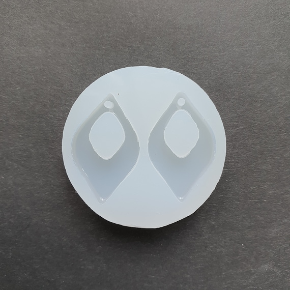 Silicone earrings mold mould for resin and epoxy