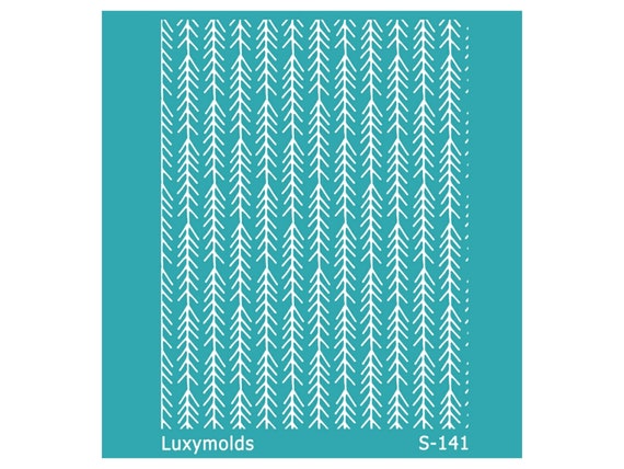 Silk screen stencil for polymer clay "Luxymolds" S-141