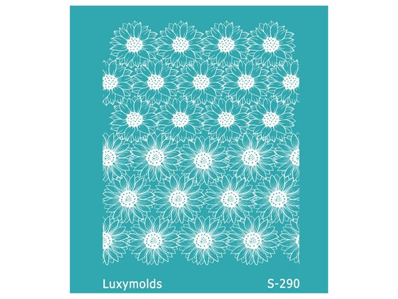 Silk screen stencil for polymer clay "Luxymolds" S-290