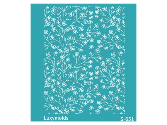 Silk screen stencil for polymer clay "Luxymolds" S-651