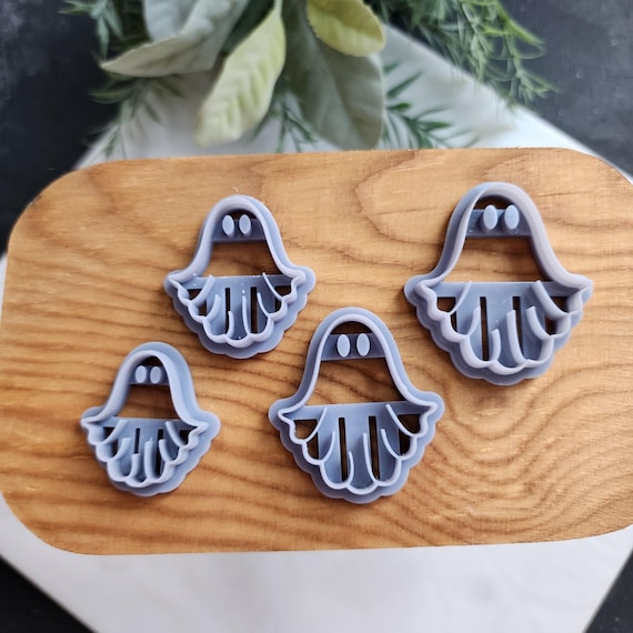 Polymer Clay cutters "Ghost Halloween" Earrings molds Polymer clay tools sharp cutter stamp Jewelry earrings cutters cutters Clay supplies