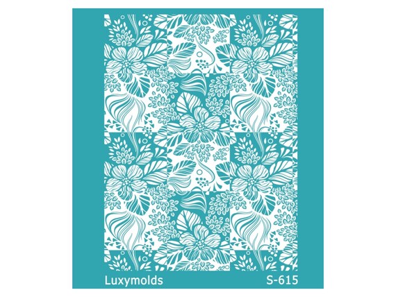 Silk screen stencil for polymer clay "Luxymolds" S-615