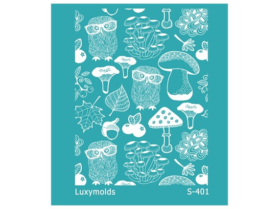 Silk screen stencil for polymer clay "Luxymolds" S-401