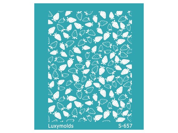 Silk screen stencil for polymer clay "Luxymolds" S-657