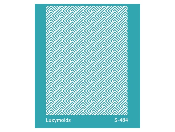 Silk screen stencil for polymer clay "Luxymolds" S-484