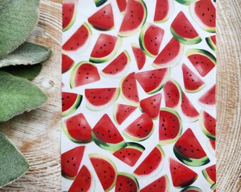 Watercolor Watermelon Image Transfer Paper for Polymer Clay