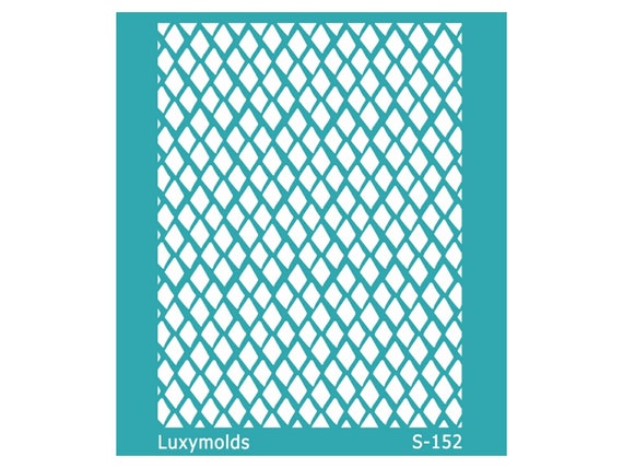 Silk screen stencil for polymer clay "Luxymolds" S-152