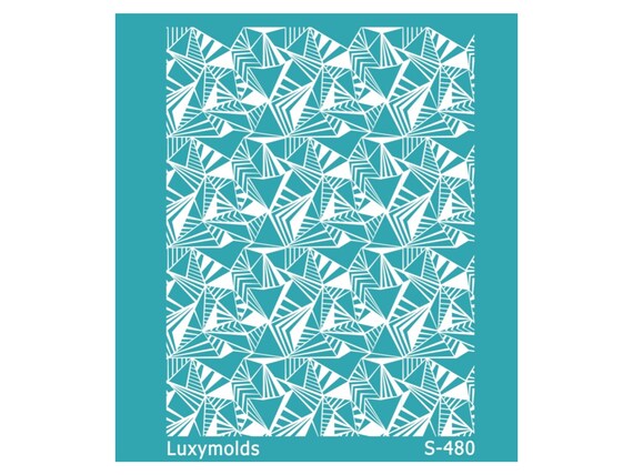 Silk screen stencil for polymer clay "Luxymolds" S-480