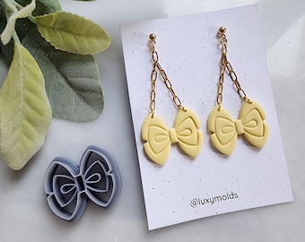 Bow Earring Cutter, Sharp Polymer Clay Tool