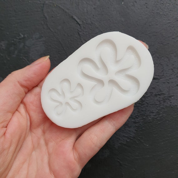 Silicone earring mold Flowers Jewelry Resin mould for resin and epoxy