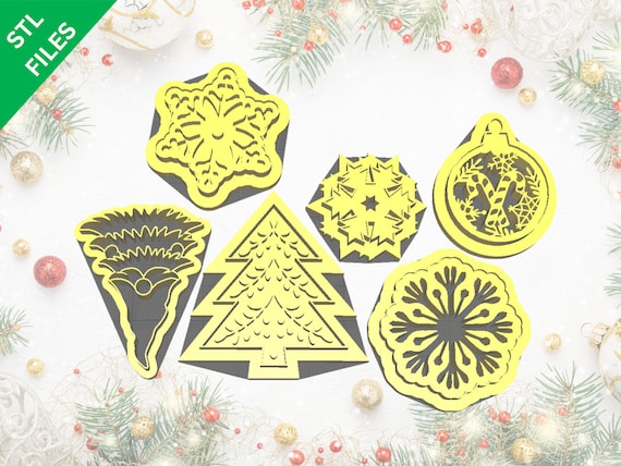 Digital STL files for 3D printing Clay cutters Earrings sharp version cutters Flower Leaf Mermaid cutters download files for resin machine