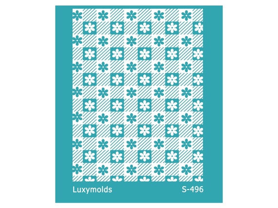 Silk screen stencil for polymer clay "Luxymolds" S-496