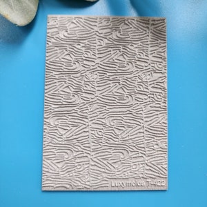 Polymer clay Texture tile Texture mat Clay stamp Polymer clay texture stencils &quot;Abstract pattern&quot; design clay texture Rubber mat T-422