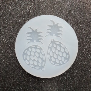 Pineapple Silicone earrings mold for resin and epoxy