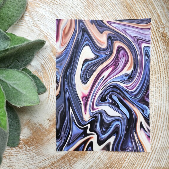 Clay transfer paper / Image transfer paper / Water soluble paper for polymer clay / Marble pattern transfer sheet / Transfer paper for clay