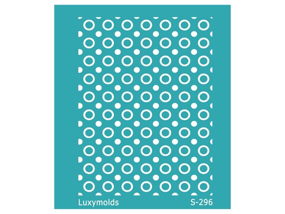 Silk screen stencil for polymer clay "Luxymolds" S-296