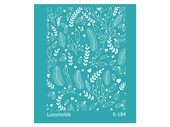 Silk screen stencil for polymer clay "Luxymolds" S-184