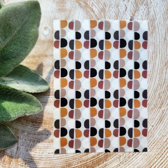 Clay transfer paper / Image transfer paper for clay / Water soluble paper for polymer clay / Abstract pattern transfer sheets