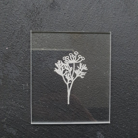 Embossing stamp for polymer clay Floral texture plate Flower debossing stamp Acrylic stamps