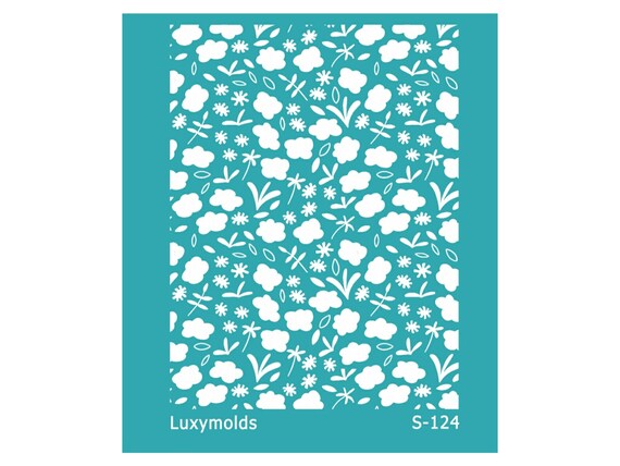 Silk screen stencil for polymer clay "Luxymolds" S-124