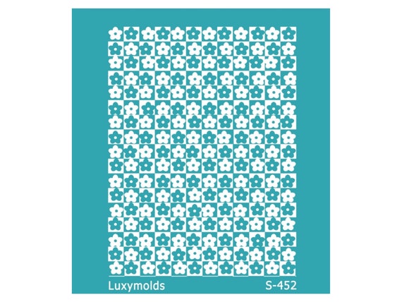 Silk screen stencil for polymer clay "Luxymolds" S-452