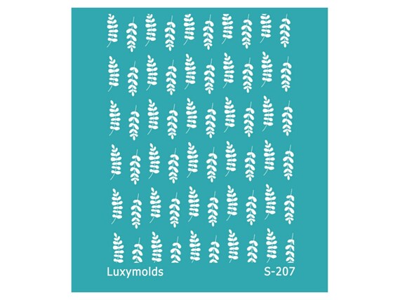 Silk screen stencil for polymer clay "Luxymolds" S-207