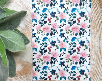 Floral Clay Transfer Paper, Water Soluble Image Sheet