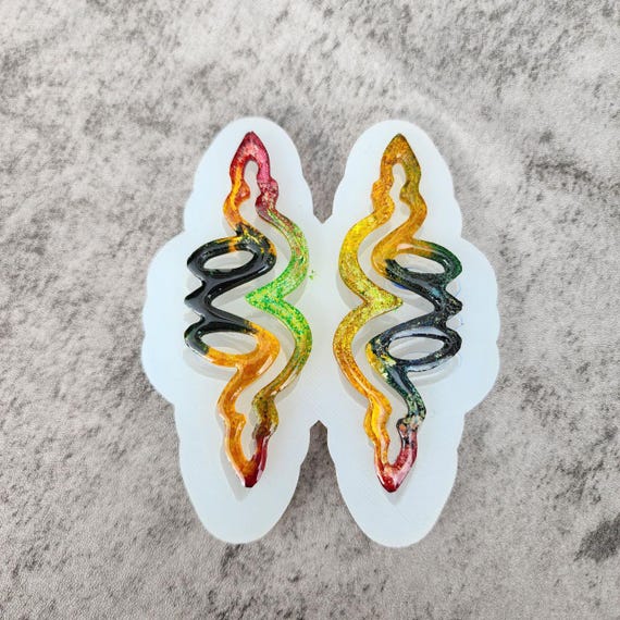 Silicone Earrings Mold for Resin Jewelry Making Epoxy mold