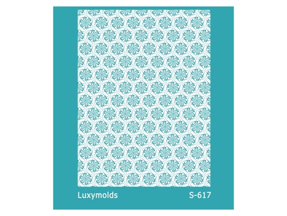 Silk screen stencil for polymer clay "Luxymolds" S-617
