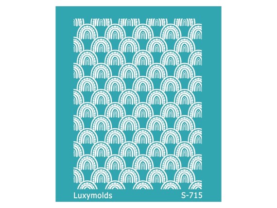 Silk screen stencil for polymer clay "Luxymolds" S-715