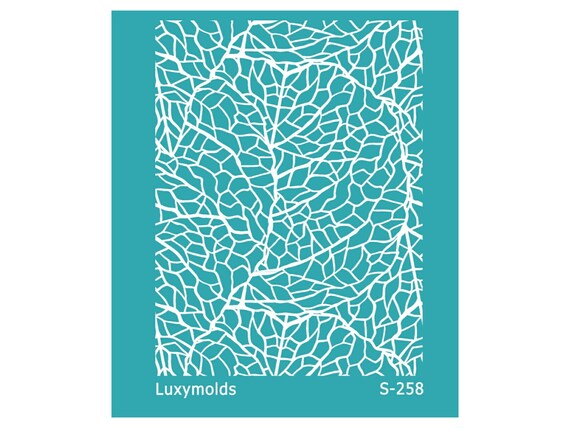 Silk screen stencil for polymer clay "Luxymolds" S-258
