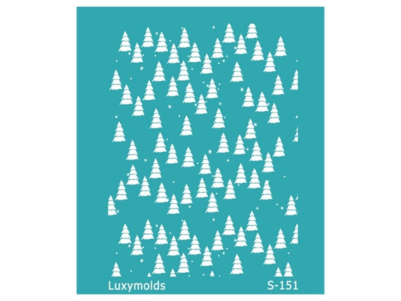 Silk screen stencil for polymer clay "Luxymolds" S-151