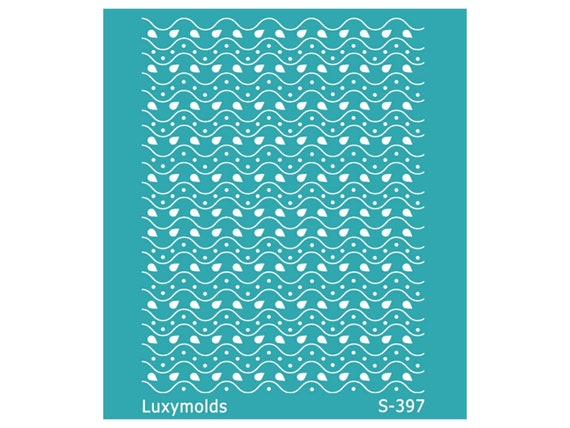 Silk screen stencil for polymer clay "Luxymolds" S-397