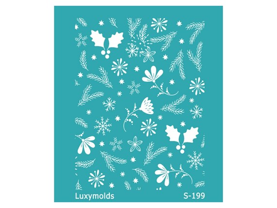 Silk screen stencil for polymer clay "Luxymolds" S-199