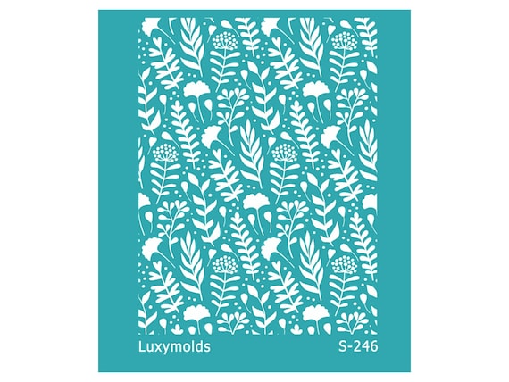 Silk screen stencil for polymer clay "Luxymolds" S-246