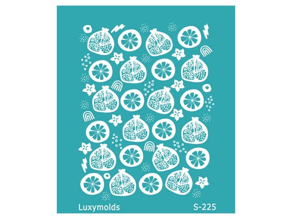 Silk screen stencil for polymer clay "Luxymolds" S-225