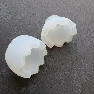 Egg silicone mold Resin Epoxy Jesmonite mold