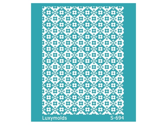 Silk screen stencil for polymer clay "Luxymolds" S-694