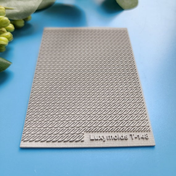 Polymer clay Texture tile Texture mat Clay stamp Polymer clay texture stencils T-148