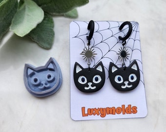 Halloween Katze Ausstechformen, Ohrring Formen