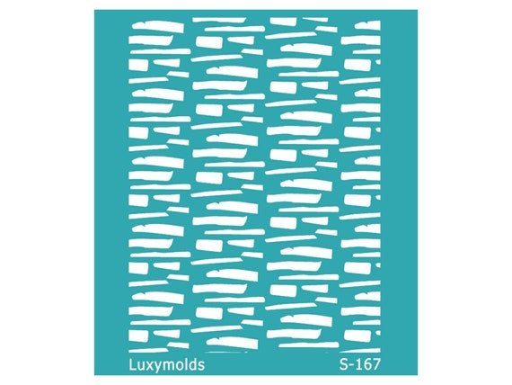 Silk screen stencil for polymer clay "Luxymolds" S-167