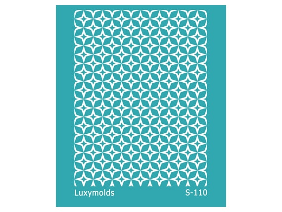 Silk screen stencil for polymer clay "Luxymolds" S-110