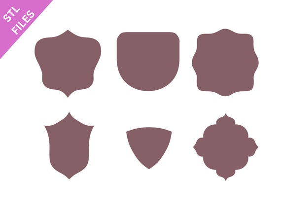 STL clay micro cutters files for 3D printing Sharp earring cutters Geometry Basic shapes Stud earrings download file for resin machine