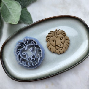 Lejon Polymer Clay Cutter, Örhängesformar, Djurlera Verktyg