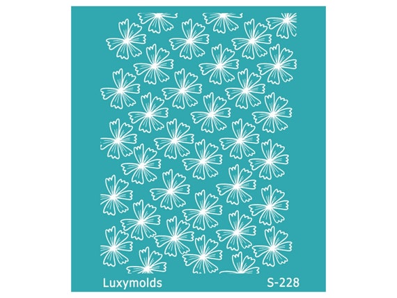 Silk screen stencil for polymer clay "Luxymolds" S-228
