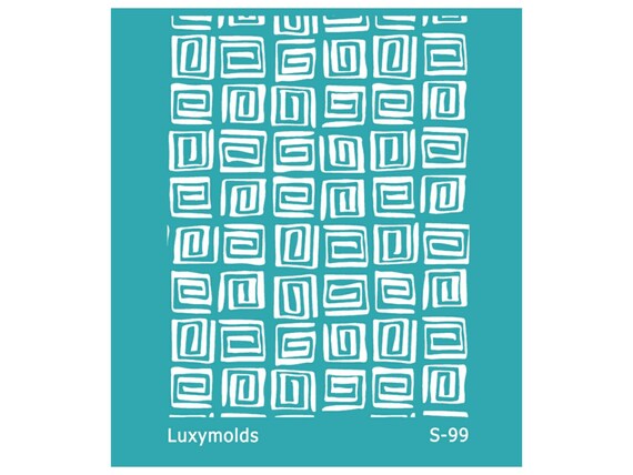 Silk screen stencil for polymer clay "Luxymolds" S-99