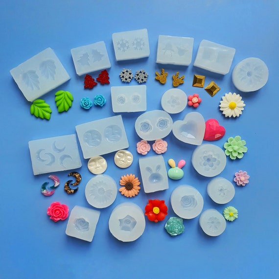 Silicone earrings molds Jewelry mould for resin and epoxy
