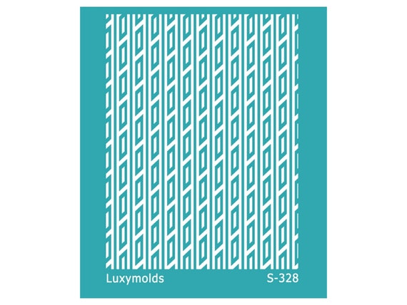 Silk screen stencil for polymer clay "Luxymolds" S-328