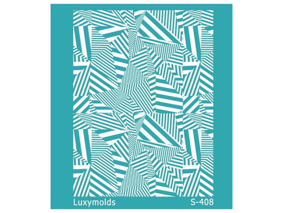 Silk screen stencil for polymer clay "Luxymolds" S-408
