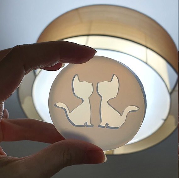 Cat Silicone earring mold Jewelry Resin mould for resin and epoxy
